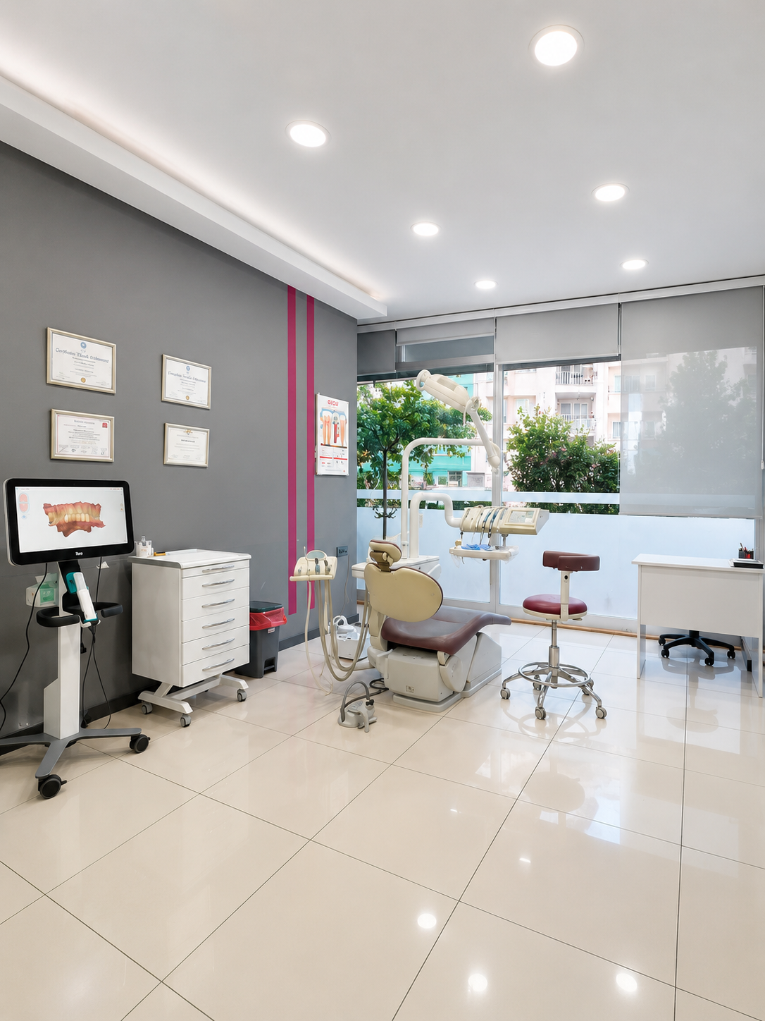 Dijital tedavi odası ve iTero ağız içi tarayıcı - Ante Diş Kliniği
